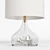 Amber Luster Glass Table Lamp 3D model small image 4