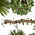 Macrame Hanging Plants Set 3D model small image 3