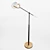 Industrial Spotlight Floor Lamp 3D model small image 3