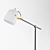 Industrial Spotlight Floor Lamp 3D model small image 5