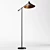 Industrial Adjustable Metal Floor Lamp 3D model small image 2