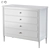 Modern Classic Ellipse Chest with 4 Drawers 3D model small image 2