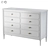 Elite Ellipse 8-drawer Chest 3D model small image 2