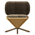 Modern Tortuga Sancal Armchair 3D model small image 2