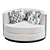 EMPIRE Armchair: Stylish Club's Modern Masterpiece 3D model small image 2