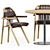 Mix & Fix Table + Dining Armchair: Easy, Elegant, Exceptional! 3D model small image 3