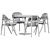 Mix & Fix Table + Dining Armchair: Easy, Elegant, Exceptional! 3D model small image 6