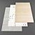 Luxury Rugs Set: 4 Pieces 3D model small image 1