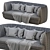 Title: ELLEDUE Ulysse 763: Stylish and Comfortable Sofa 3D model small image 3