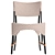 Elegant Handwoven Janus Side Chair 3D model small image 2