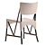 Elegant Handwoven Janus Side Chair 3D model small image 4