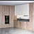 Gaggenau Kitchen: Stylish, Spacious, and Functional 3D model small image 2