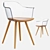 Transparent Backrest Chair: Jenkins SG 3D model small image 1