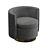 Eichholtz Amanda Swivel Chair: Stylish Comfort for Your Space 3D model small image 1