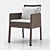 Elegant Niche Woven Armchair 3D model small image 2