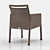 Elegant Niche Woven Armchair 3D model small image 3