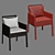 Elegant Niche Woven Armchair 3D model small image 5