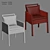 Elegant Niche Woven Armchair 3D model small image 6