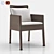 Elegant Niche Woven Armchair 3D model small image 7