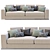 Contemporary Sofa: Powell by Minotti 3D model small image 4
