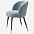 Eichholtz CHLOE Dining Chair: Elegant and Versatile Design 3D model small image 2