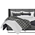 Sleek Unwrapped Bed 3D model small image 2