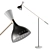 Sleek 2021 Milwaukee L2: Luxe Marble & Metal Floor Lamp 3D model small image 9