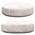 Cozy Round Pouf by Bloomingville 3D model small image 4