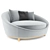 Elegant Mnoxet Design Armchair 3D model small image 5