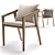 Elegant Cardrona Dining Chair 3D model small image 1