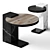 Urban Barn Inspired Herve Coffee Tables 3D model small image 1