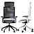 Kirn Office Chair - Adjustable Height, Stylish Design 3D model small image 2