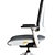 Kirn Office Chair - Adjustable Height, Stylish Design 3D model small image 5