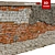 Detailed Stone Wall Model 3D model small image 2