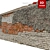 Detailed Stone Wall Model 3D model small image 4