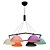 Escada Masda 384/6S E27 Multicolor Pendant Light 3D model small image 1