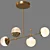 Vintage Corona Chandelier 3D model small image 2