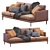 Bonaldo Paraiso Sofa: Stylish, Comfortable, and Versatile 3D model small image 3