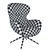 Comfort Plus Armchair: Poliform 3D model small image 6