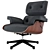 Modern Vitra Lounge Chair 3D model small image 1