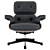 Modern Vitra Lounge Chair 3D model small image 4