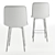 Modern Duo Chair Set 3D model small image 7