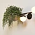 Modern Wall Light Plant Stand Pot 3D model small image 3