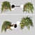 Modern Wall Light Plant Stand Pot 3D model small image 6