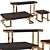 Modern Angulus Side Table Set 3D model small image 1