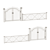 Versatile PVC Wicket Fence 3D model small image 1
