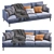 Bonaldo Paraiso Sofa: Contemporary Comfort at its Finest 3D model small image 3