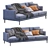 Bonaldo Paraiso Sofa: Contemporary Comfort at its Finest 3D model small image 6