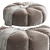 Cozy Bean Bag Chair: N6 3D model small image 2