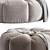 Cozy Bean Bag Chair: N6 3D model small image 4